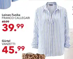 Peek & Cloppenburg Hamburg FRANCO CALLEGARI Leinen-Tunika Angebot