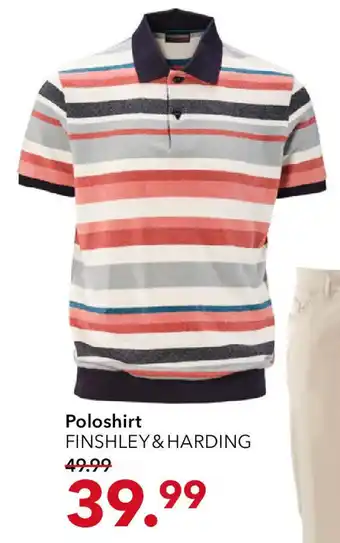 Peek & Cloppenburg Hamburg FINSHLEY & HARDING Poloshirt Angebot