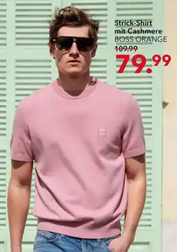 Peek & Cloppenburg Hamburg Strick-Shirt mit Cashmere BOSS ORANGE Angebot