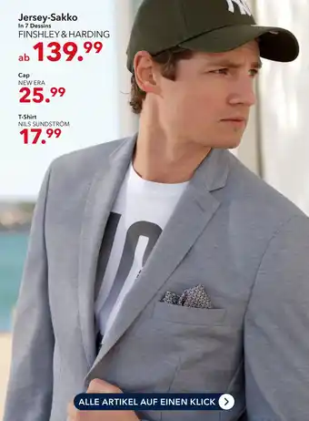 Peek & Cloppenburg Hamburg FINSHLEY & HARDING Jersey-Sakko Angebot