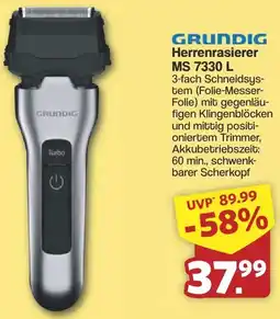 Famila Nord West GRUNDIG Herrenrasierer MS 7330 L Angebot