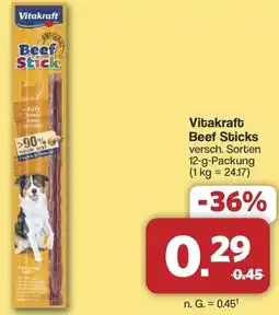 Famila Nord West Vitakraft Beef Sticks Angebot