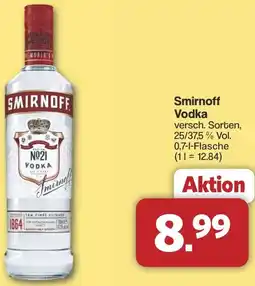 Famila Nord West Smirnoff Vodka Angebot