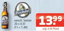 Getränke Oase Mönchshof Angebot