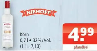 Getränke Oase NIEHOFF Korn Angebot