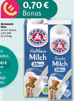 REWE Bärenmarke Milch Angebot