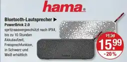 V Markt hama Bluetooth-Lautsprecher PowerBrick 2.0 Angebot