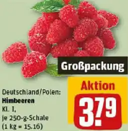 REWE Himbeeren Angebot