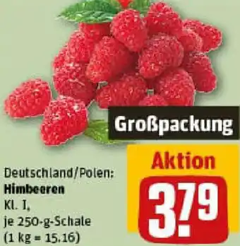 REWE Himbeeren Angebot