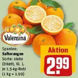 REWE Valensina Saftorangen Angebot