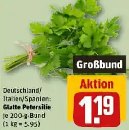 REWE Glatte Petersilie Angebot