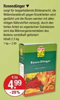 V Markt Rosendünger Angebot