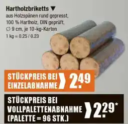 V Markt Hartholzbriketts Angebot