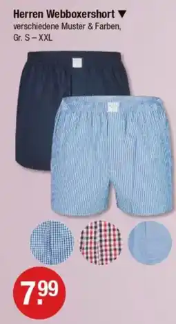V Markt Herren Webboxershort Angebot