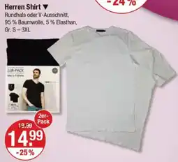 V Markt Herren Shirt 2er- Pack Angebot