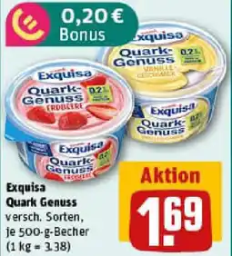 REWE Exquisa Quark Genuss Angebot