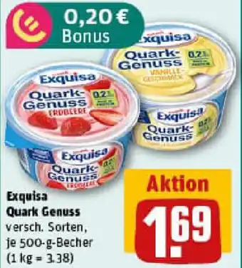 REWE Exquisa Quark Genuss Angebot