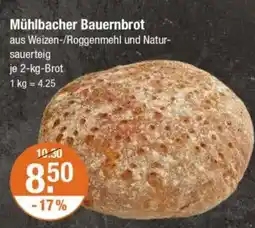 V Markt Mühlbacher Bauernbrot Angebot