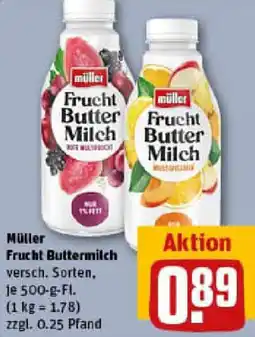 REWE Müller Frucht Buttermilch Angebot