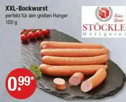 V Markt STÖCKLE XXL-Bockwurst Angebot