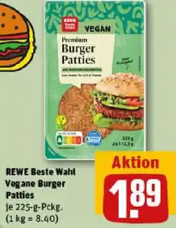 REWE REWE Beste Wahl Vegane Burger Patties Angebot