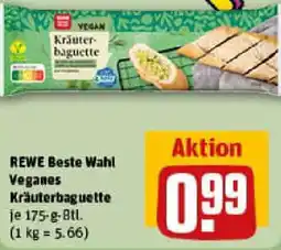 REWE REWE Beste Wahl Veganes Kräuterbaguette Angebot