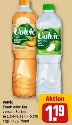 REWE Volvic Touch oder Tee Angebot