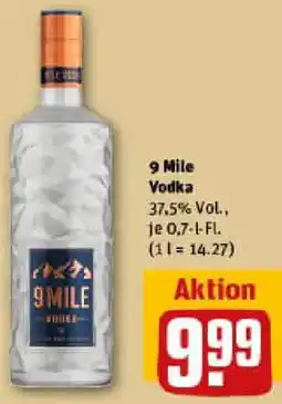 REWE 9 Mile Vodka Angebot