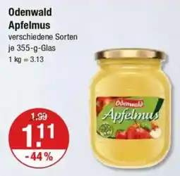 V Markt Odenwald Apfelmus Angebot