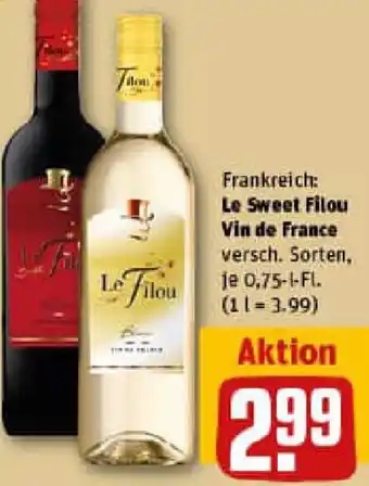 REWE Le Sweet Filou Vin de France Angebot
