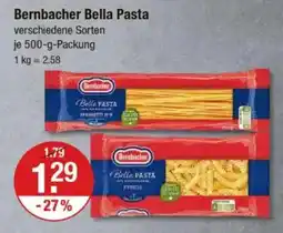 V Markt Bernbacher Bella Pasta Angebot