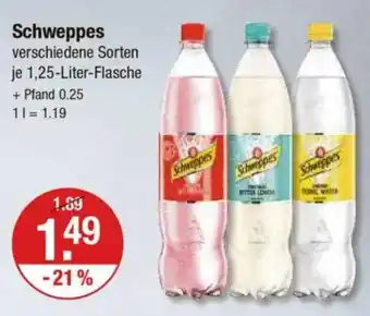 V Markt Schweppes Angebot
