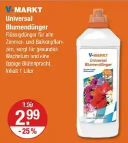 V Markt V-MARKT Universal Blumendünger Angebot