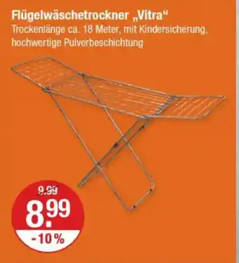 V Markt Flügelwäschetrockner ,,Vitra" Angebot