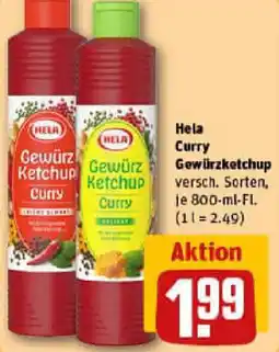 REWE Hela Curry Gewürzketchup Angebot