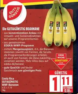 Edeka GUT&GÜNSTIG WWF-Bananen Angebot