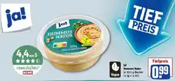 REWE ja! Hummus Natur Angebot