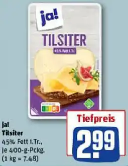 REWE ja! Tilsiter Angebot