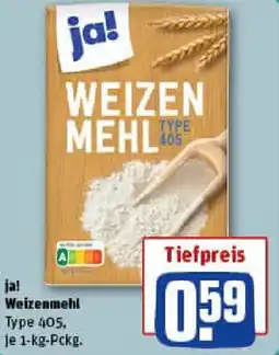 REWE ja! Weizenmehl Angebot
