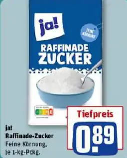 REWE ja! Raffinade-Zucker Angebot