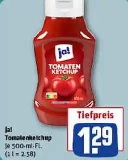 REWE ja! Tomatenketchup Angebot