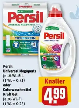 REWE Persil Universal Megaperls oder Colorwaschmittel Kraft Gel Angebot