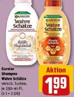 REWE Garnier Shampoo Wahre Schätze Angebot