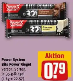 REWE Power System Bite Power Riegel Angebot