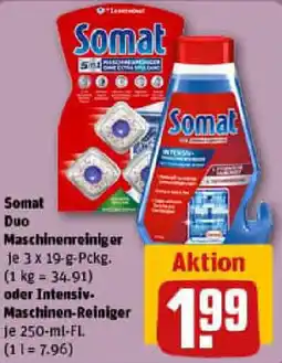 REWE Somat Duo Maschinenreiniger oder Intensiv Maschinen Reiniger Angebot