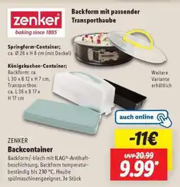 Lidl Backcontainer Angebot