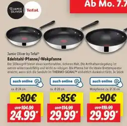 Lidl Jamie Oliver by Tefal Edelstahl-Pfanne-/Wokpfanne Angebot