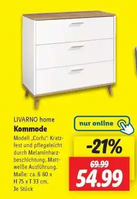 Lidl LIVARNO Home Kommode Angebot