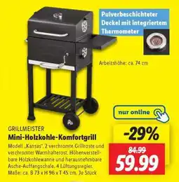 Lidl Mini-Holzkohle-Komfortgrill Angebot