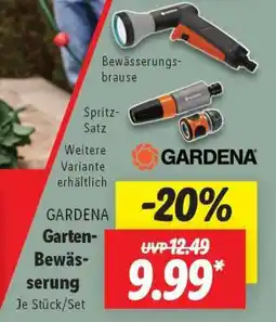 Lidl GARDENA Garten-Bewässerung Angebot